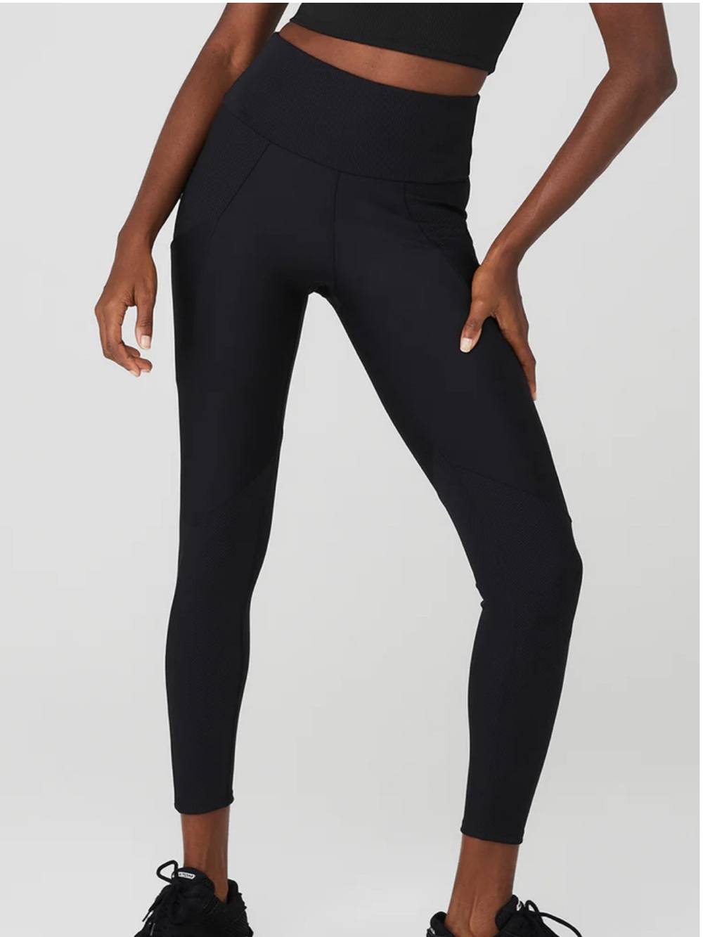 Alo Ribbed Airlift Highwaist 7/8 Enchated Legging